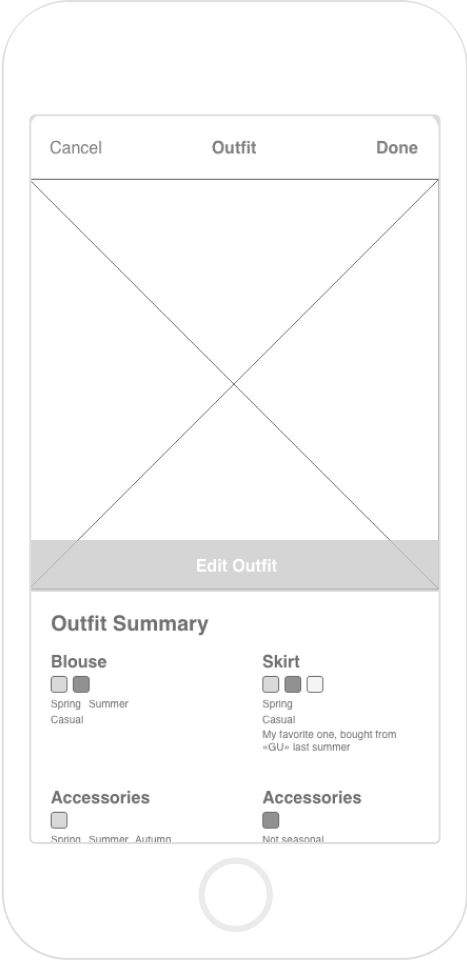 Low Fidelity Wireframe 02
