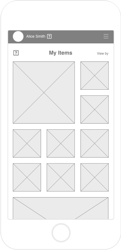 Low Fidelity Wireframe 04