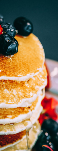 Pancakes with berries